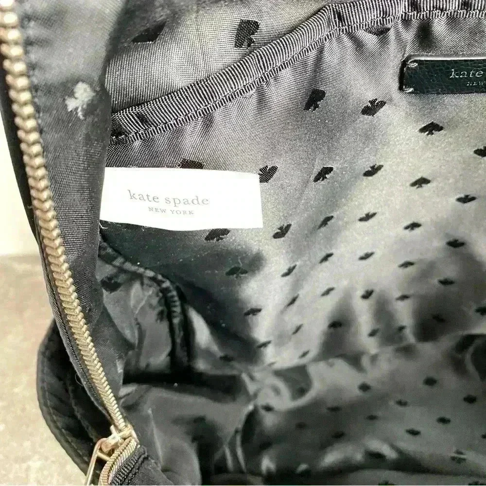 Kate Spade New York Dawn Large Black Nylon Backpack